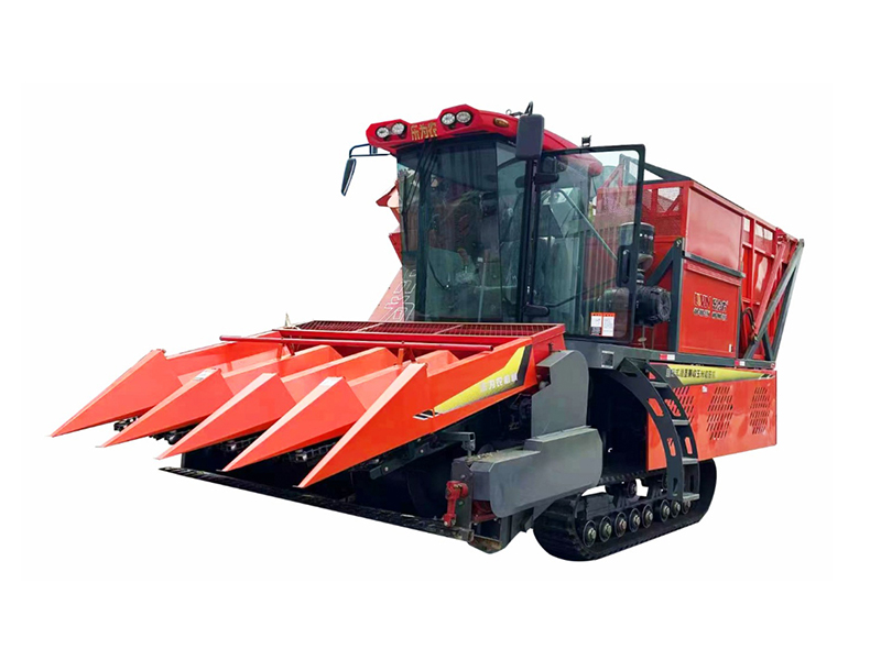 4YZL-4A自走履帶式穗莖兼收玉米收獲機(jī)