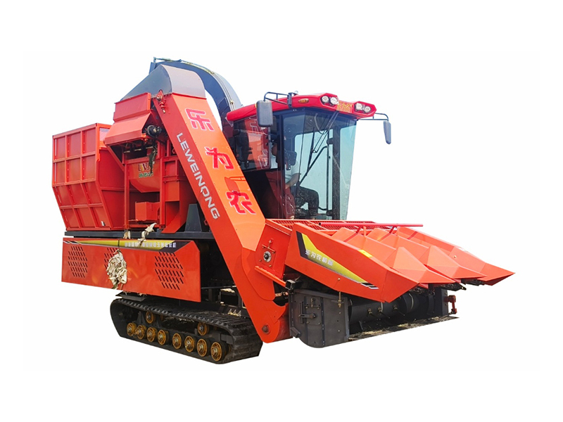 4YZL-3A自走履帶式穗莖兼收玉米收獲機(jī)